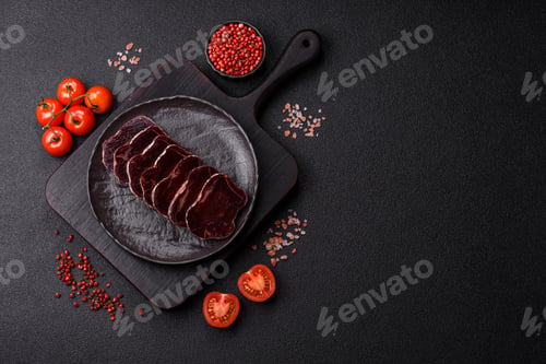 Preview: Smoked horse meat with salt, spices and herbs