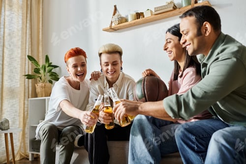 Preview: Social Gathering on a Cozy Couch