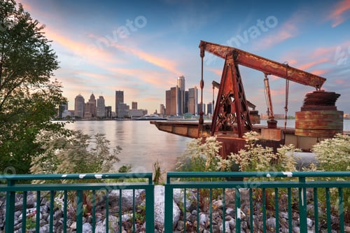 Preview: The Detroit, Michigan, USA Skyline