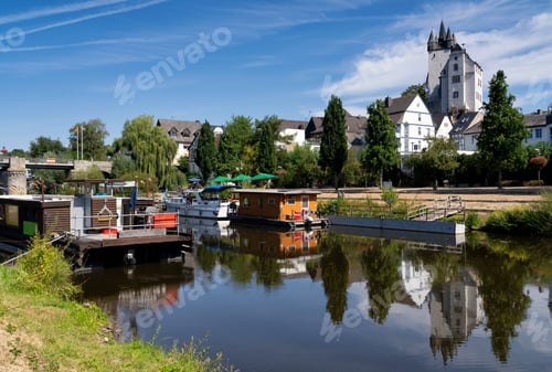 Preview: View over the river Lahn to Diez