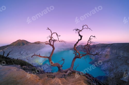 Preview: Nature landscape background in Java island, Indonesia