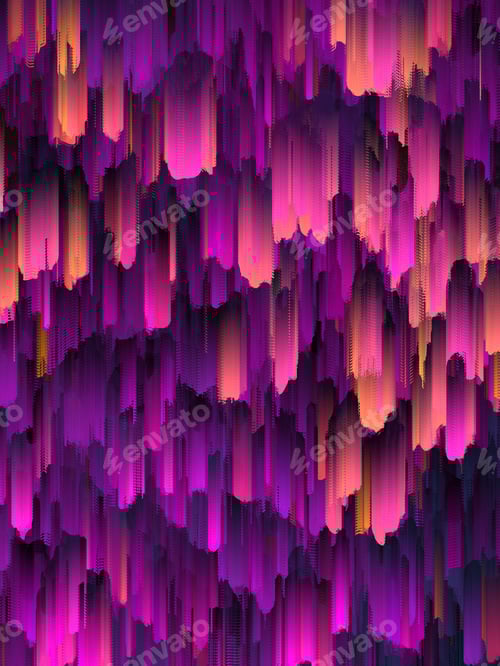 Visualização: Arte digital colorida