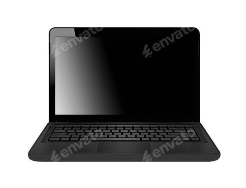 Preview: Laptop computer isolated