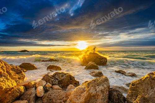 Preview: Sunset at the beach in Lefkas