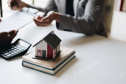 Preview: Real estate agent talked about the terms of the home purchase agreement.