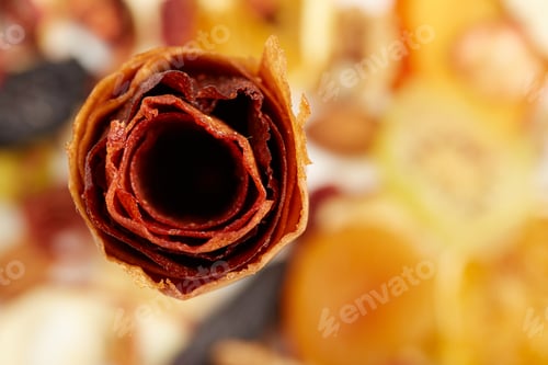 Preview: Sweet pure fruit pastille in rolls with berries