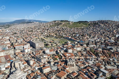 Preview: Izmir City Centre Drone Photo, Kemeralti Konak, Izmir Turkey