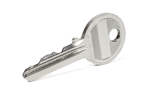 Preview: Key isolated on white background