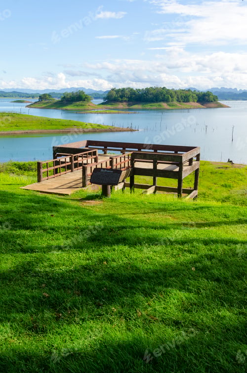 Visualização: vista da paisagem da floresta tropical