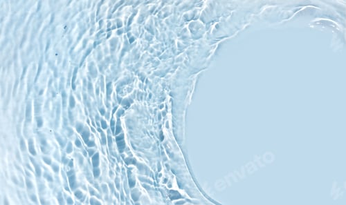 Preview: water texture ripple wave clean transparent water drops abstract blue background