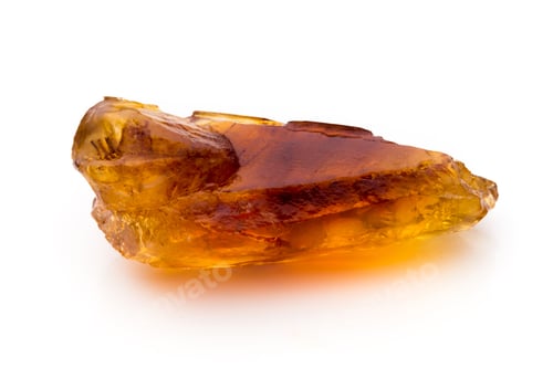 Preview: Brown caramelized sugar on white background.