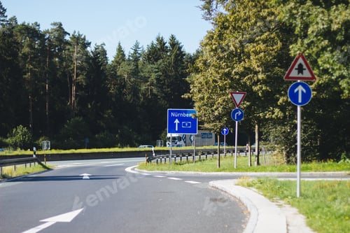 Preview: The road with signs