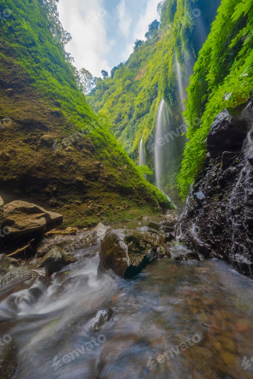 Preview: Nature landscape background in Java island, Indonesia