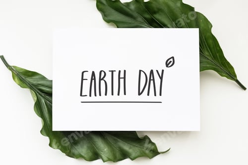 Preview: Earth day card supporting environmental protection