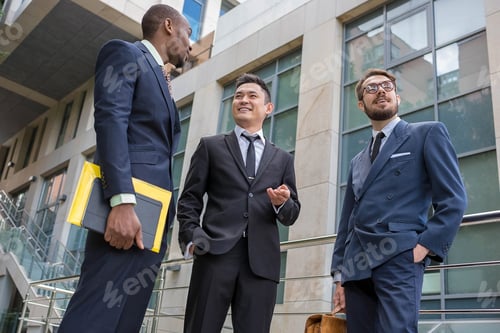 Preview: Portrait of multi ethnic business team