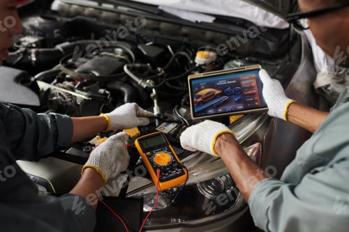 Preview: Mechanics Using Application on Tablet