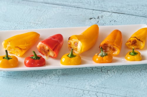 Preview: Stuffed mini sweet peppers