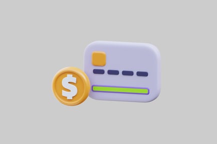 Preview: Coin and credit card