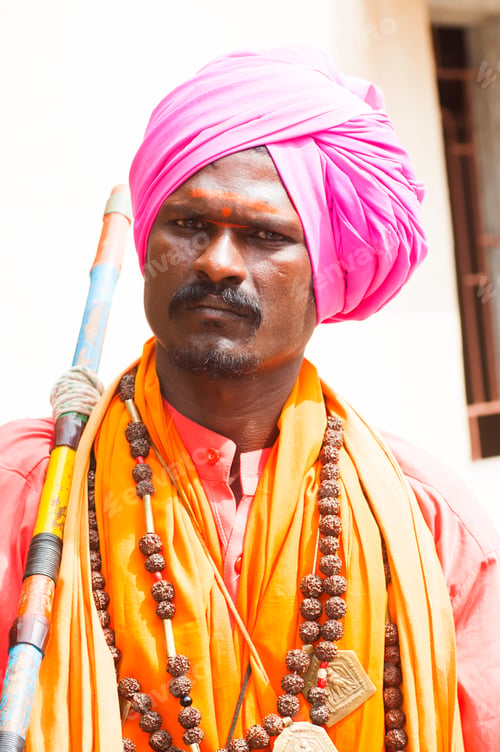 Preview: Indigenous Aghori Sadhu, They lived at the cremation place, India.