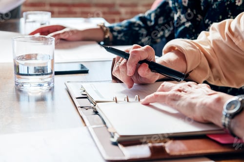 Preview: Diverse business people in a meeting