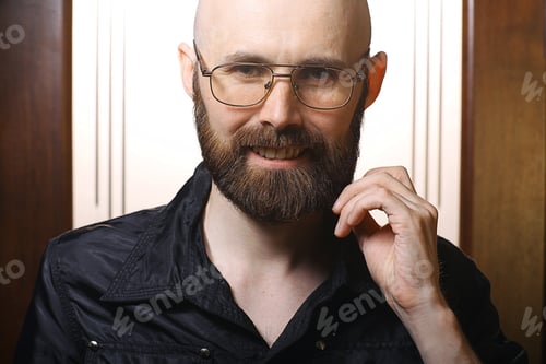 Preview: Portrait Of A Man With A Beard And Glasses