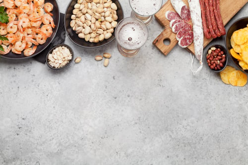 Preview: Draft beer and snacks