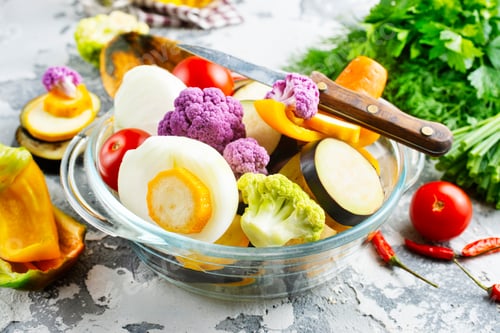 Preview: raw vegetables