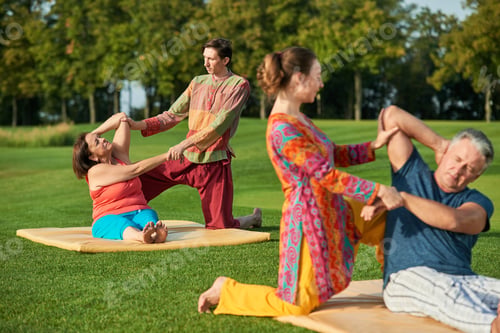Preview: Thai massage for old people.