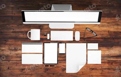 Preview: devices mockup, collection, advertise, blank screen