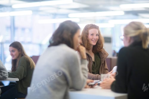 Preview: Students in library