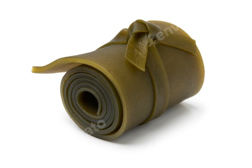 Preview: Roll of Japanese kombu soaked seaweed close up