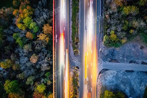Preview: Aerial view of the highway of Bridgewater, New Jersey