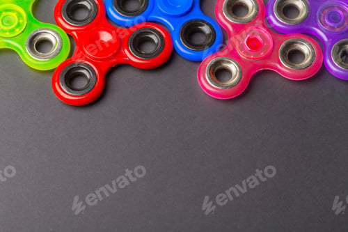 Preview: spinner stress relieving toy isolated