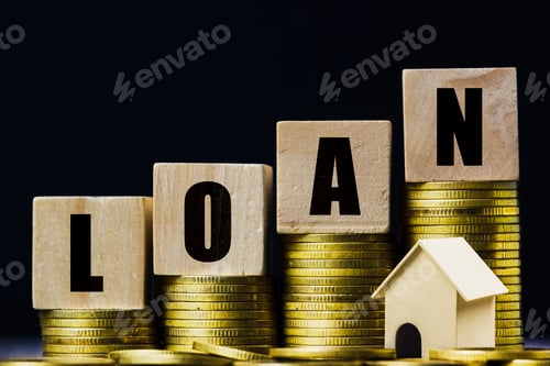 Preview: Saving money, home loan, mortgage, a property investment for future concept.