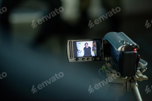 Preview: Arrested criminal giving confession for camera