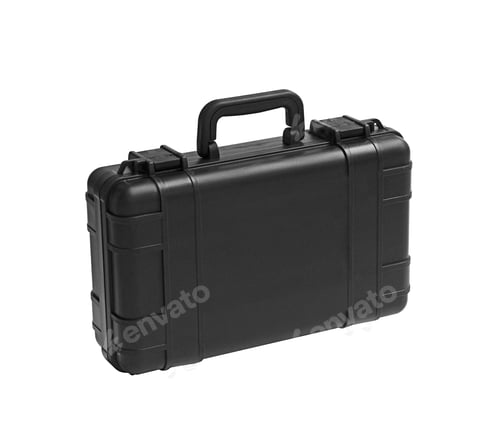 Preview: Plastic tool box isolated