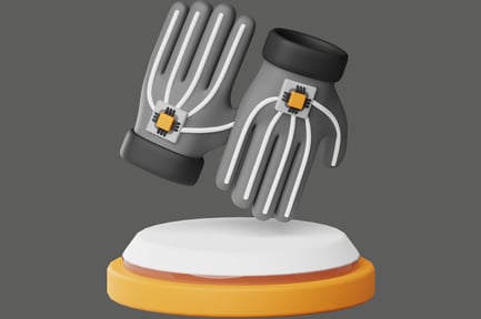 Preview: Gloves and Circular Object