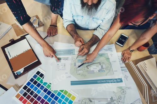 Preview: Design Studio Architect Creative Occupation Meeting Blueprint Co
