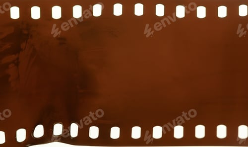 Visualização: Sobreposição de fita de filme antigo.