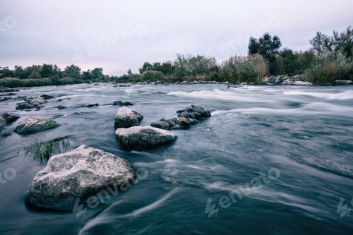 Preview: Stones on the shallows of mountain river
