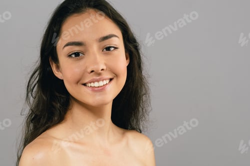 Preview: Skin care woman beauty face happy smile