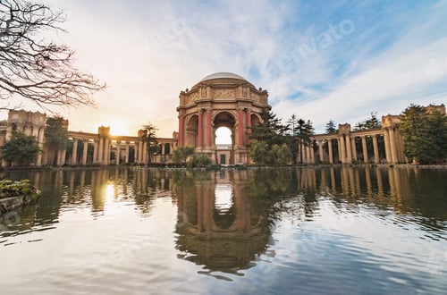 Preview: Sunset at the Palace of Fine Arts - San Francisco, California, USA