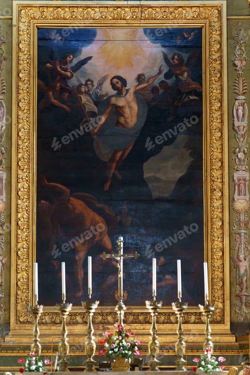 Preview: Pistoia, historic city of Tuscany, Italy: duomo interior