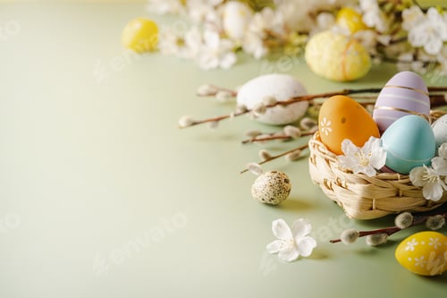 Preview: Spring Easter holiday background
