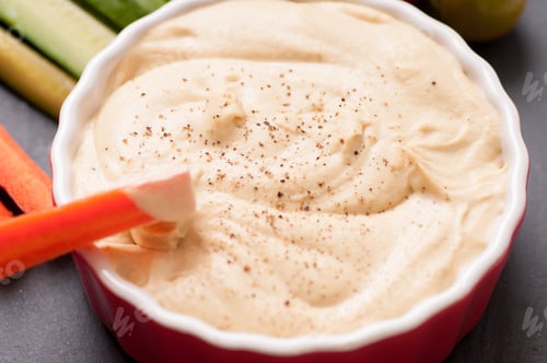 Preview: home made hummus from chickpe