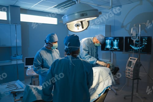 Preview: Medical team discussed the surgical options with the patient before proceeding with the operation.