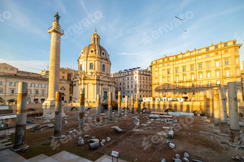 Preview: View on Roman Forum in Rome, Italy