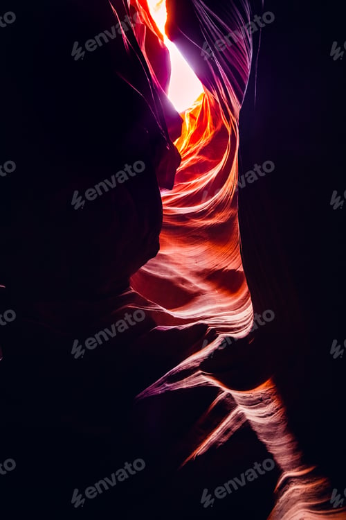 Preview: Beautiful colors at the Antelope canyon, Arizona