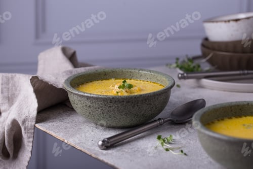 Preview: Cheese soup Cheeseburger with minced meat