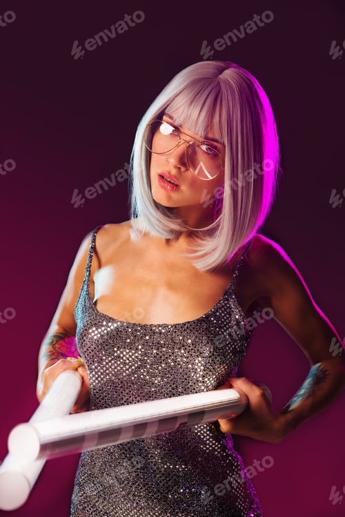 Preview: Beautiful woman with stylish clothes